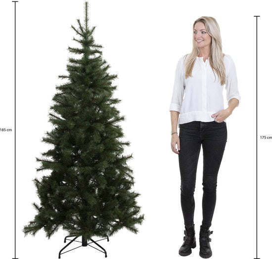 Black Box Trees Brampton Kunstkerstboom - H185 x Ø127 cm - Groen