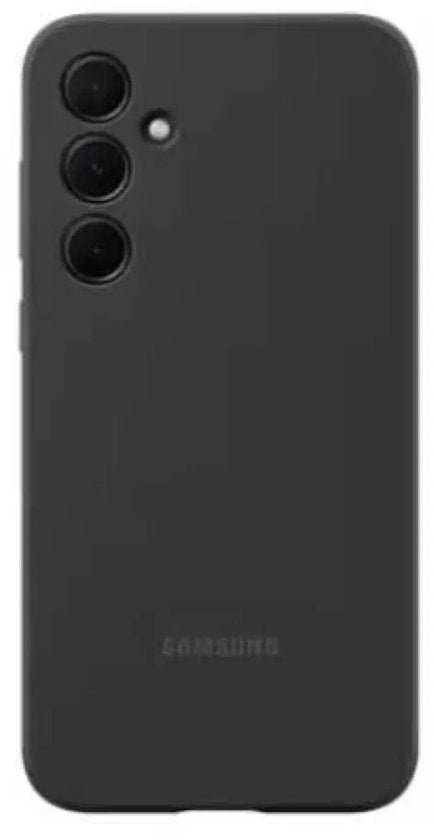 Samsung – Silicone Case Galaxy A55 5G – Voorzien Van Matte Finish En Slank Ontwerp En Zijdezachte Grip – Voor Samsung Galaxy A55 5G – Zwart Siliconen