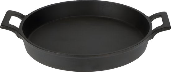 Eurocatch Gietijzeren Bakpan 20cm - Koekenpan - Tappas - Outdoor Cooking - Handvaten