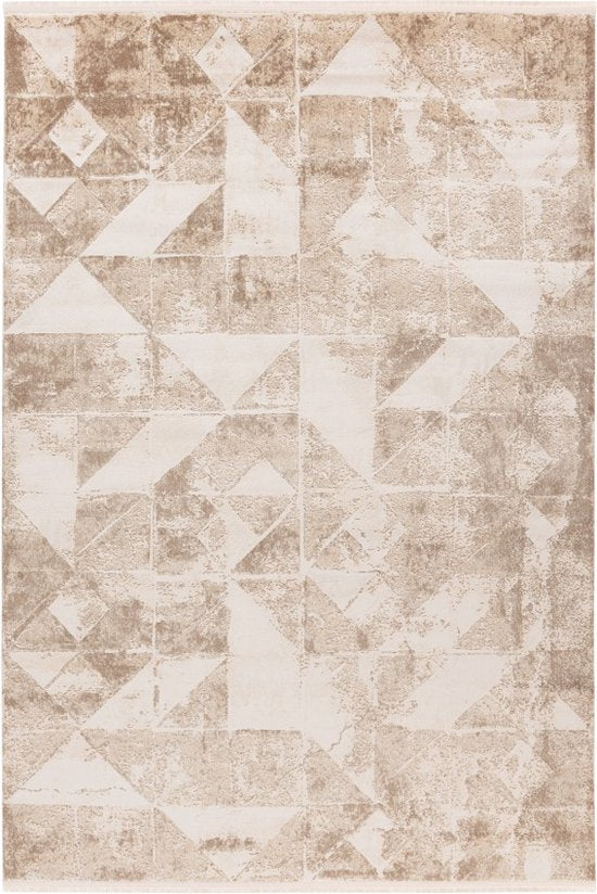 Lalee Pierre Cardin Palais - vintage - super zacht - glanzend - hotel chic - modern - trendy - designer - 100% acryl vloerkleed - fraai tapijt - 200x290 cm beige