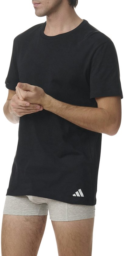 Adidas Crew Neck Shirt Heren (3-pack) - Maat L