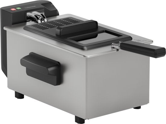 Tristar Frituurpan 3 liter - FR-9327 - Friteuse 2000W - Kijkvenster - RVS