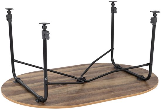 Bo-Camp Tafel - Feather - Ovaal - 130x90 cm