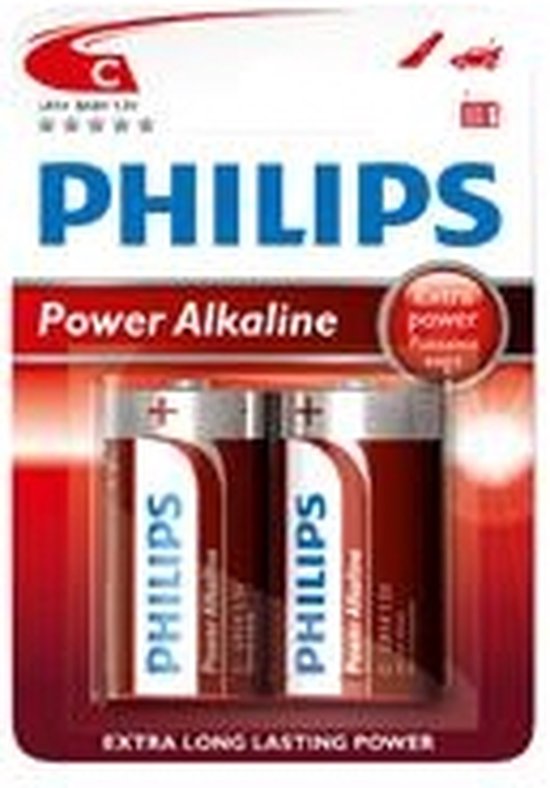 Philips LR14P2B - C batterij - 2 stuks