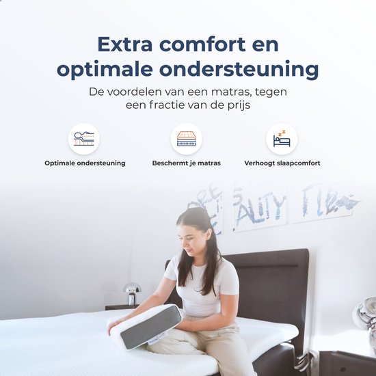Best Life Topper Matras 160 x 200 cm - Matrastopper - Topdekmatras 8 CM