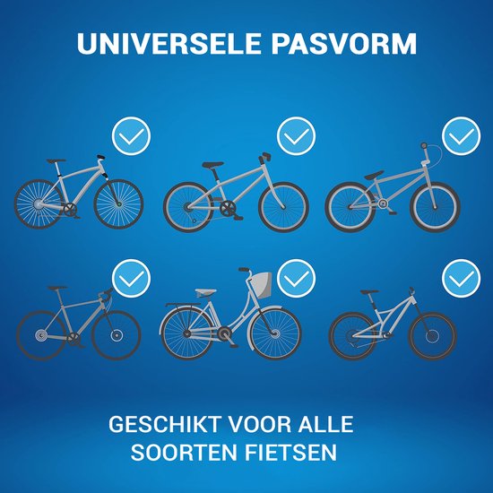NEXTCOVER® Universele zadelhoes fiets set van 2 - 100% zadelhoes waterdicht - Zadelhoes regen of zonneschijn met UV-bescherming