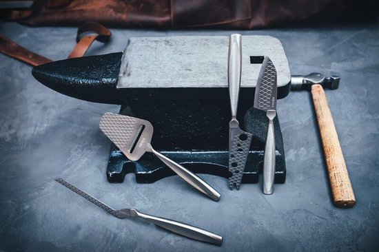 Boska Kaasmes Zacht Monaco+ Nr.3 - Kaasmes zachte kaas - Briemes - Award winnaar - RVS - Vaatwasserbestendig kaasmes - Keukengerei - Keuken accessoires