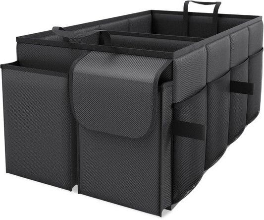 Auto kofferbak Opberg box - Organizer - Accessoires - Voor in de Auto - Organizer Auto - Tas - Achterbank - Zwart - Luft