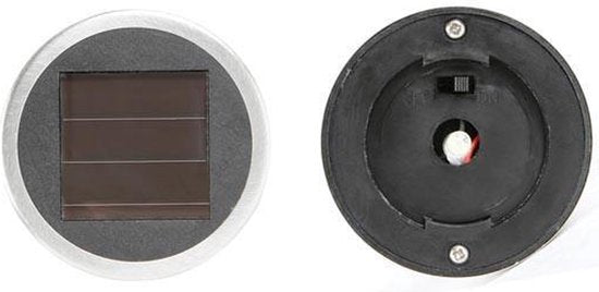 Perel Tuinlamp Solar 37 X 5,5 Cm Rvs Zilver/wit