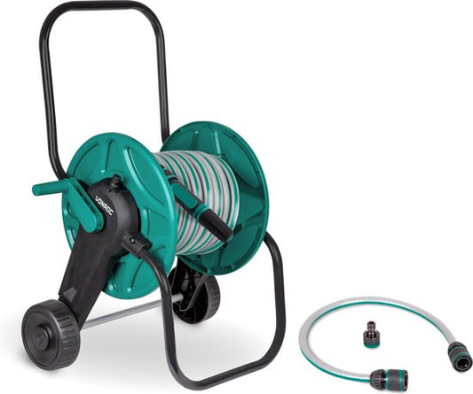 VONROC Slangenwagen – Incl. 20m Tuinslang & Accessoires – Groen