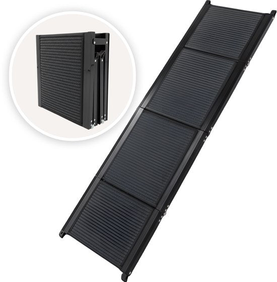 Hondenloopplank voor Auto - Hondentrap Inklapbaar - Met Antislip - 160 cm