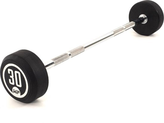 Muscle Power Vaste Halterstang Rubber - 30 kg