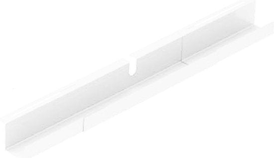 BRASQ Verstelbare Kabelgoot Wit - Kabel Organiser - Kabelgoot bureau - Kabelhouder - Kabelmanagement - Universeel