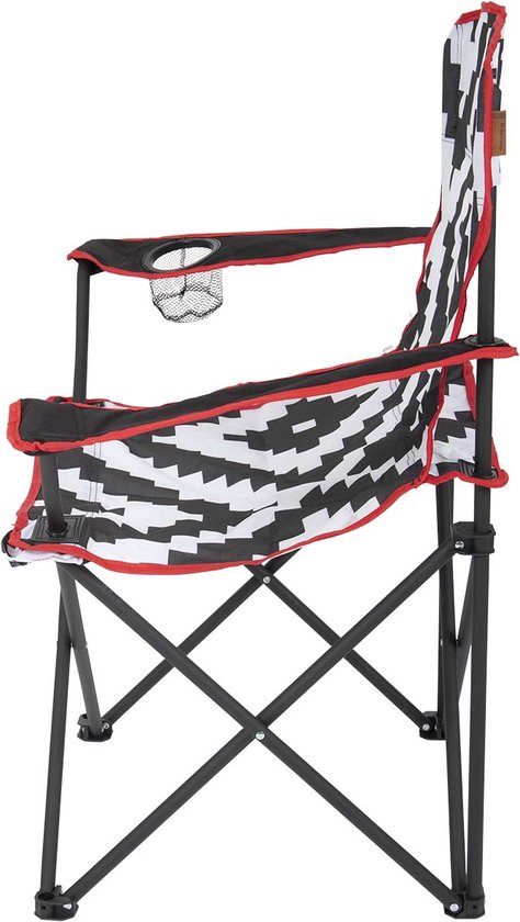 Bo-Camp - Urban Outdoor - Vouwstoel - Madison - Zwart/Wit