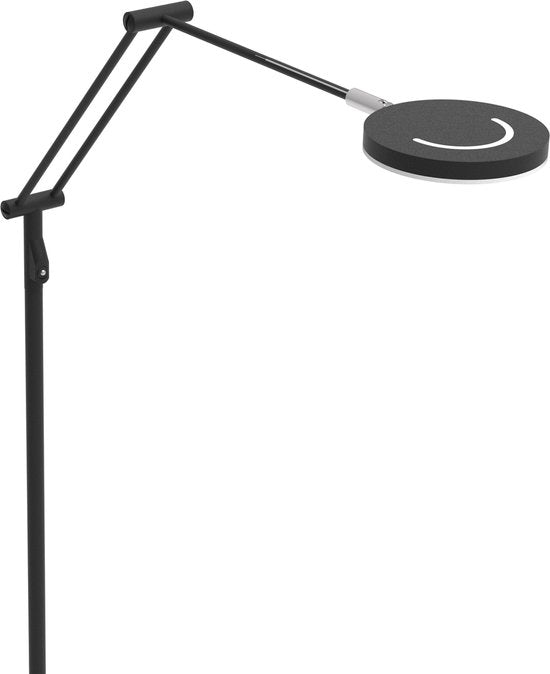 Steinhauer - vloerlamp - Soleil - zwart - kunststof metaal - design lamp - LED - 3257ZW