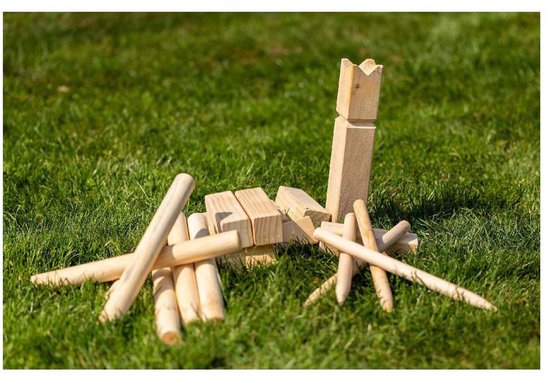 Outdoor Spel - Kubbspel - incl draagtas - buiten spelen - FSC