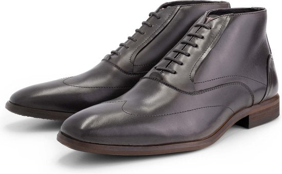 DenBroeck Gold St. Halfhoge Veterschoenen - Heren - Leer - Donkerbruin - Maat 42