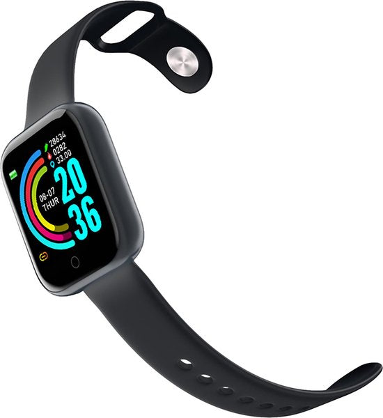 Celly TRAINERBEAT Smartwatch - Wearable voor Hardlopen, Fitness & Activiteiten - Zelfstandige GPS, Touchscreen - Oranje - Android