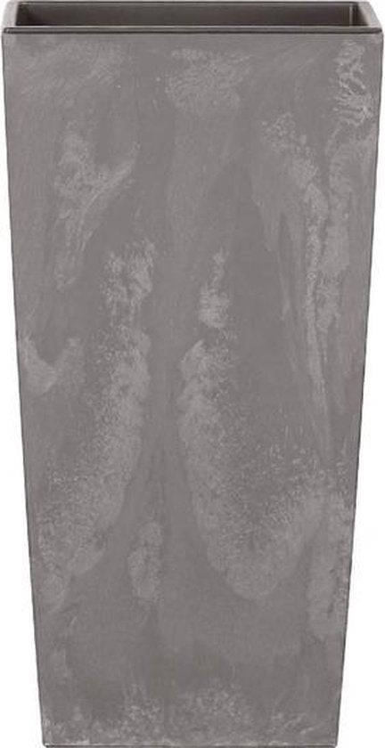 Prosperplast Bloempot - Betonstijl - 32,5 x 32,5 x 61 cm - Grijs - 49L