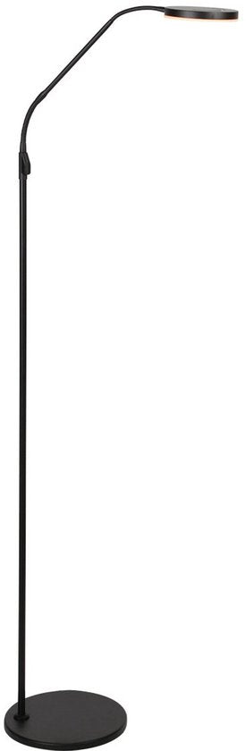 Steinhauer Exclusive - vloerlamp - Soleil2 - zwart - kunststof metaal - design lamp - LED - 4389ZW