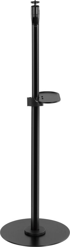 VDD - Beamer Statief - Beamer Beugel - Beamer Standaard - Projector Statief - Beamer Houder - Beamer Tafel - Mediaplank - Kantelbaar - Hoogte Instelbaar - Zwart