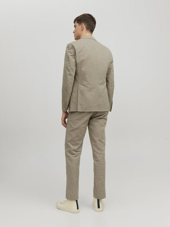 Jack & Jones Riviera Blazer - Slim Fit - Beige - Maat 56