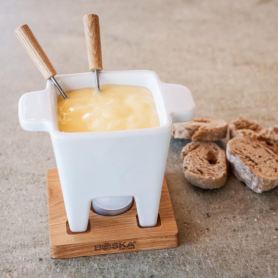 Boska Tapas Fondueset Bianco - Fondueset - Mag in vaatwasser en magnetron - 300 ml