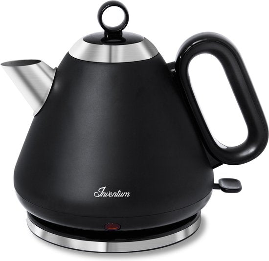 Inventum HW617B Retro waterkoker - 1.7L - Kunststof - 2200W - 27.50x21x24 cm - Zwart