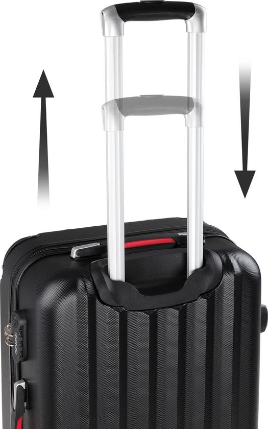 Monzana Hardcase Koffer Baseline - XL Zwart