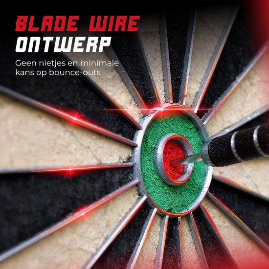 Windsor Dartbord met Dartpijlen - Accessoires - Blade Wire - A-Klasse Sisal - Dartboard