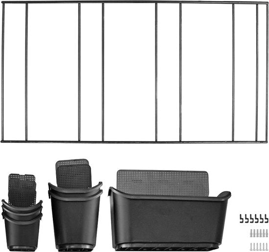 Nature - Verticaal Tuinieren met metalen frame - H84 x 48cm - complete set