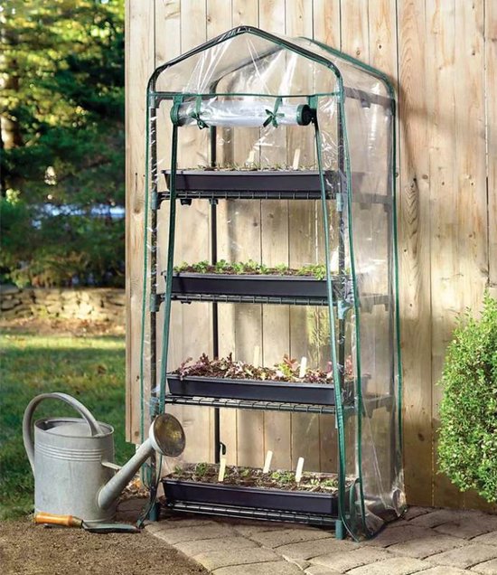 Ceruzo Broeikas 4 Verdiepingen – 160 cm – Foliekas – Balkon Kas