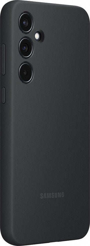 Samsung – Silicone Case Galaxy A55 5G – Voorzien Van Matte Finish En Slank Ontwerp En Zijdezachte Grip – Voor Samsung Galaxy A55 5G – Zwart Siliconen