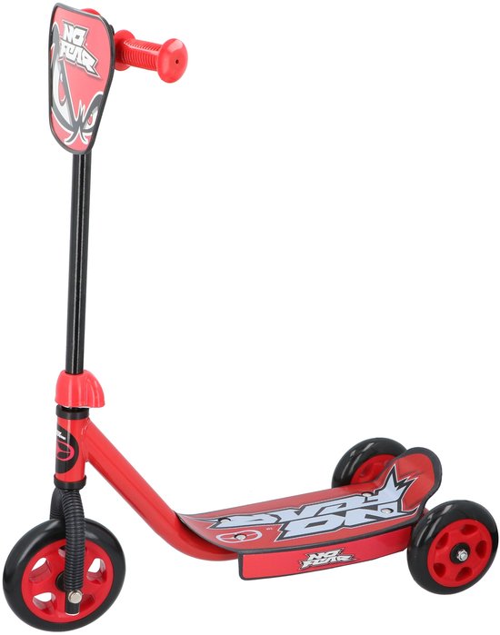 No Fear Kinderstep 3 Wielen - voor Jongens en Meisjes - Vanaf 3 Jaar - Max. 20 KG - Rood