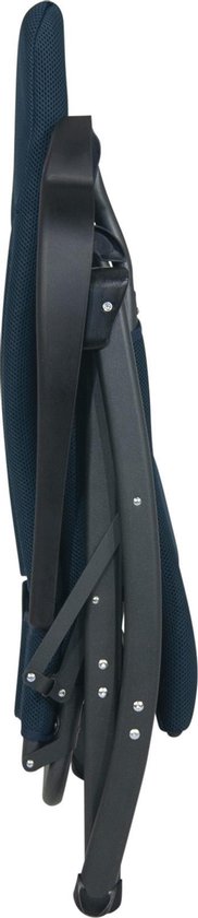 Crespo Relaxstoel - AP/242 - Air-Deluxe - Ergonomisch & Inklapbaar - Met Hoofdkussen - Blauw