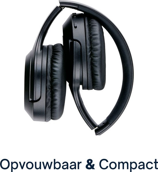 Grundig Bluetooth Koptelefoon - Hoofdtelefoon Draadloos - Over Ear Koptelefoon met 40 Uur Afspeeltijd - Draadloze Koptelefoon met Microfoon - Incl. Audio kabel 3.5mm en USB-C Oplaadkabel