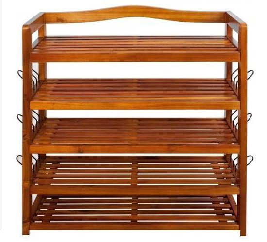 Casaria Schoenenrek 95x26x82cm – 200 kg laadvermogen – Donkerbruin