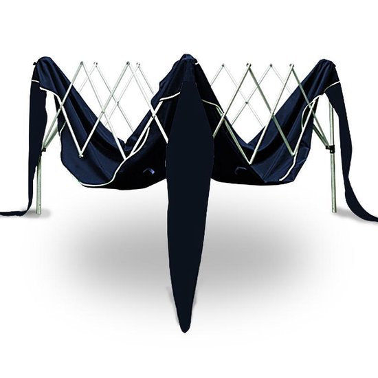 Casaria Partytent - Paviljoen - EasyUp - Opvouwbaar - Met draagtas - 300x300x250 cm - Blauw