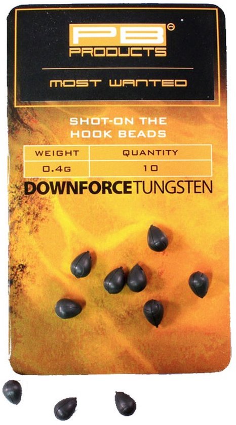 PB Products - Downforce Tungsten - Shot On The Hook Kralen - 0,2 gram