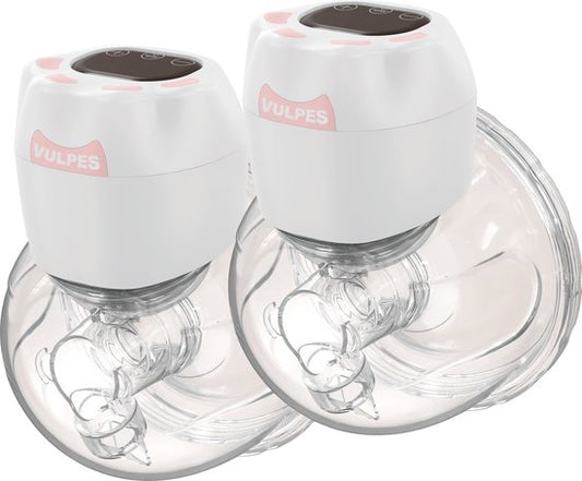 Vulpes Goods® BabyCare - Handsfree Borstkolf - Elektrische Draadloze Borstkolf – Dubbele Elektrische Kolf - Draagbaar - 2 Stuks