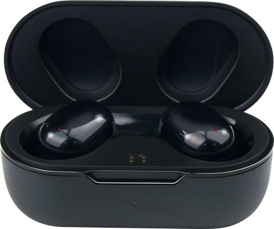 Grundig Draadloze Oordopjes - Earbuds Bluetooth 5.3 - Oortjes incl. Oplaadcassette - Batterijduur tot 20 Uur - USB-C Oplaadbaar - Touch Bediening en Handsfree Bellen