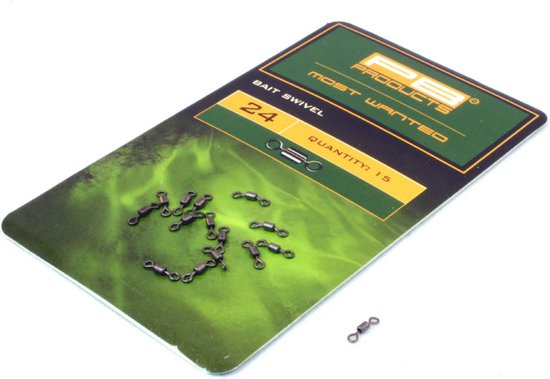 PB Products - Bait Swivel 24 - Maat 24 - 15 stuks