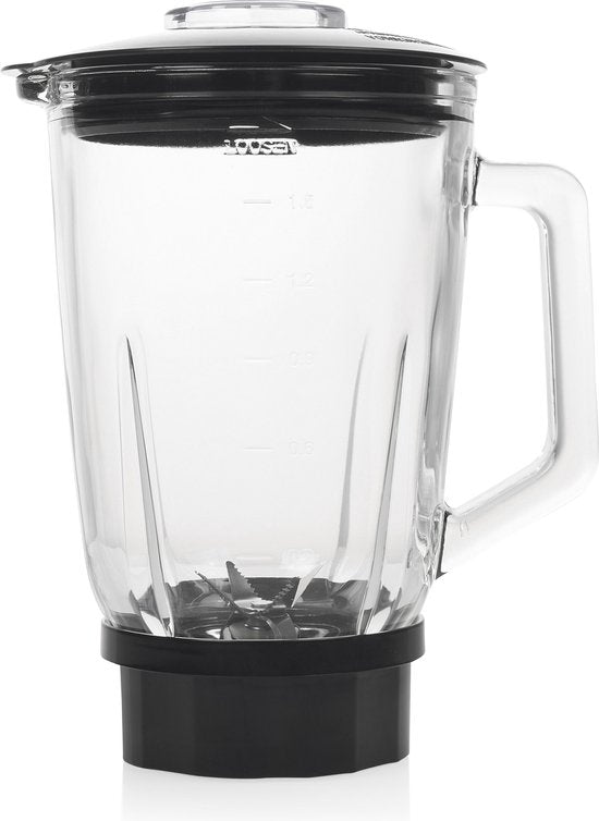 Princess 212092 Black Steel Blender 1000 – vier snelheidsinstellingen – 1.5 L