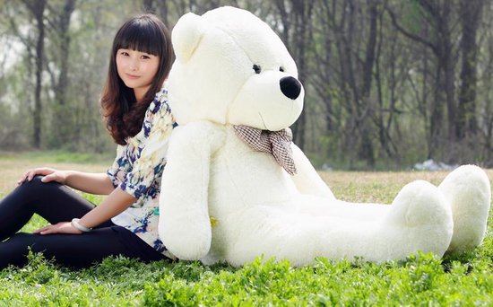 Grote Knuffelbeer - Teddybeer - knuffel - pluche 1,2 mtr groot