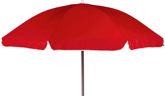 Bo-Camp Parasol - Met Knikarm - Ø 165 cm - Rood
