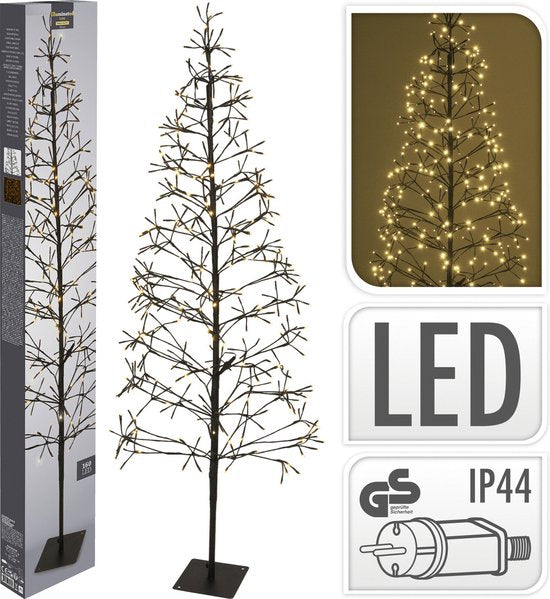 Ambiance Kerstboom Met 160 Led's 120 Cm