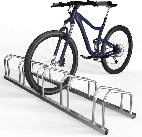 Monzana Fietsenrek 5 Fietsen - Bandbreedte 30-65mm - 37cm Wielafstand