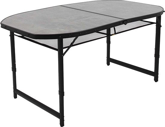 Bo-Camp - Industrieel - Tafel - Northgate - Ovaal - Koffermodel - 150x80 cm