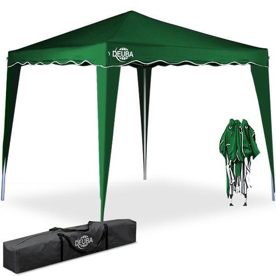 Casaria Partytent - Paviljoen - EasyUp - Opvouwbaar - Met draagtas - 300x300 cm - Groen