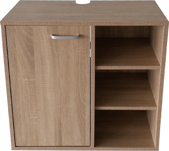 Wastafel onderkast - badkamermeubel - bruin